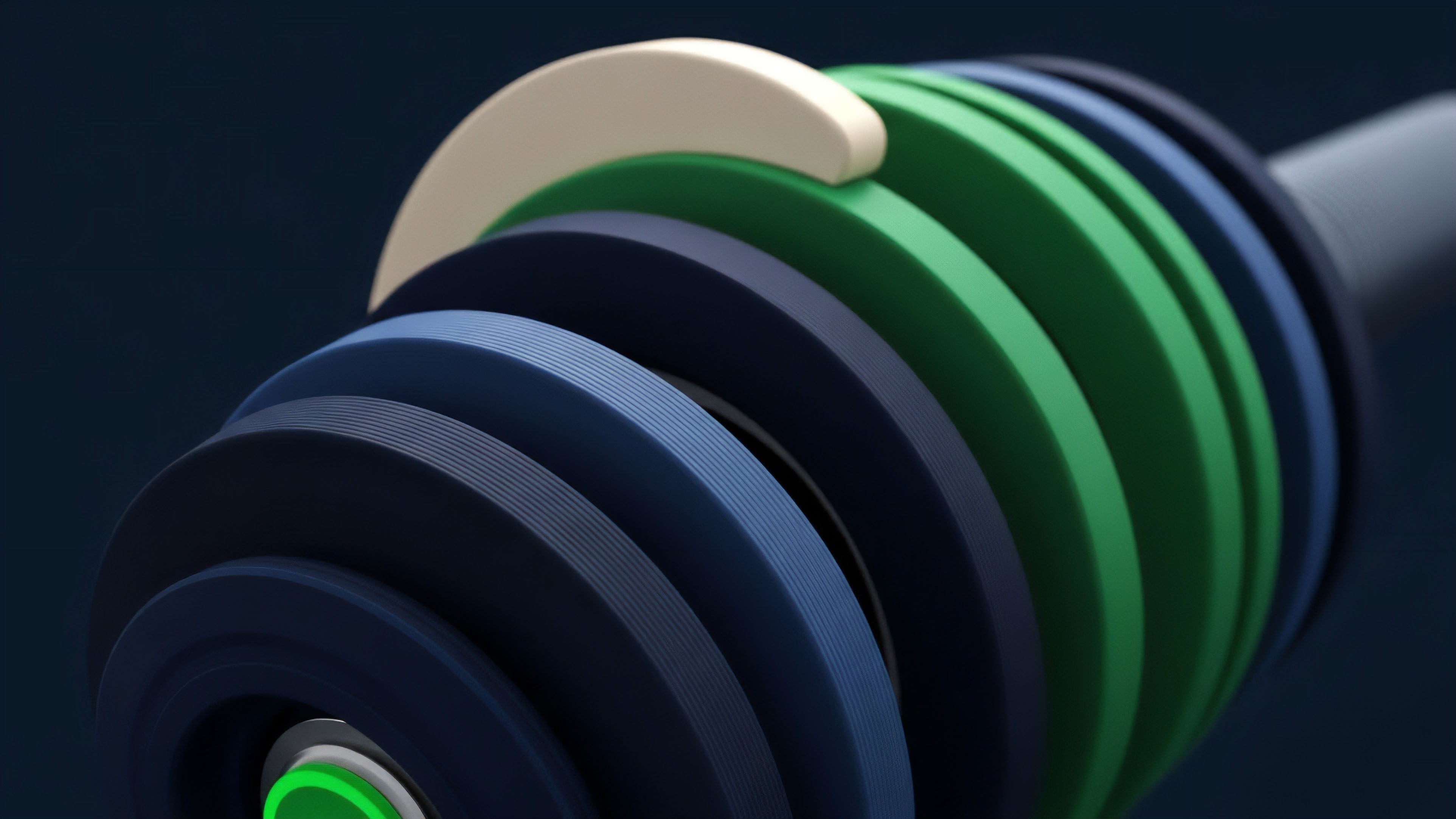 A detailed view of a layered cylindrical structure, composed of stacked discs in varying shades of blue and green, represents a complex multi-leg options strategy. The structure illustrates risk stratification across different synthetic assets or strike prices. Each layer signifies a distinct component of a derivative contract, where the interlocked pieces symbolize collateralized debt positions or margin requirements. This abstract visualization of financial engineering highlights the intricate mechanics required for advanced delta hedging and open interest management within decentralized finance protocols, mirroring the complexity of structured product creation in crypto markets.
