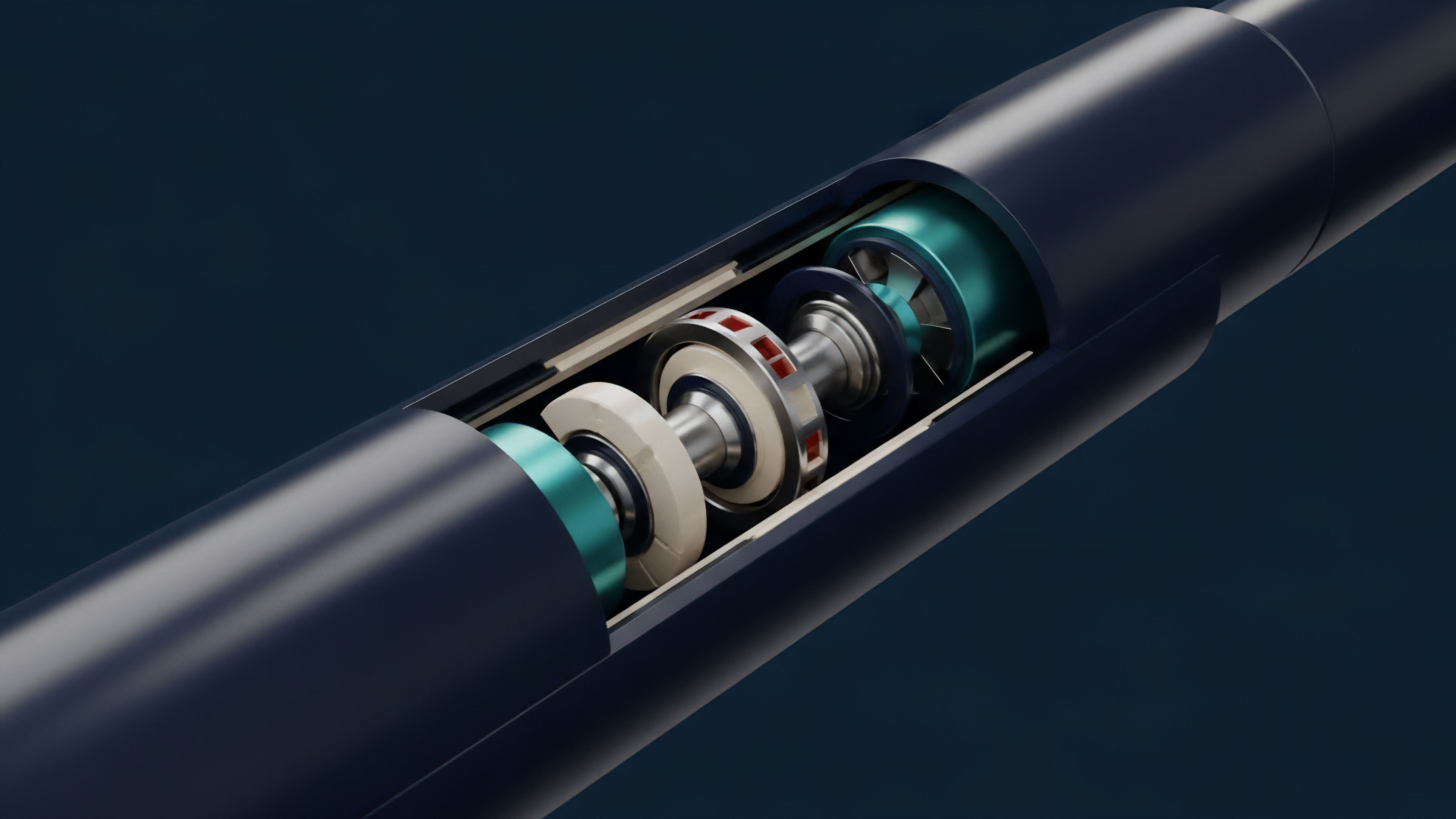 A detailed cutaway view reveals the inner workings of a high-tech mechanism, depicting the intricate components of a precision-engineered financial instrument. The internal structure symbolizes the complex algorithmic trading logic used in decentralized finance DeFi. The rotating elements represent liquidity flow and execution speed necessary for high-frequency trading and arbitrage strategies. This mechanism illustrates the composability and smart contract processes crucial for yield generation and impermanent loss mitigation in perpetual swaps and options pricing. The design emphasizes protocol efficiency for risk management.