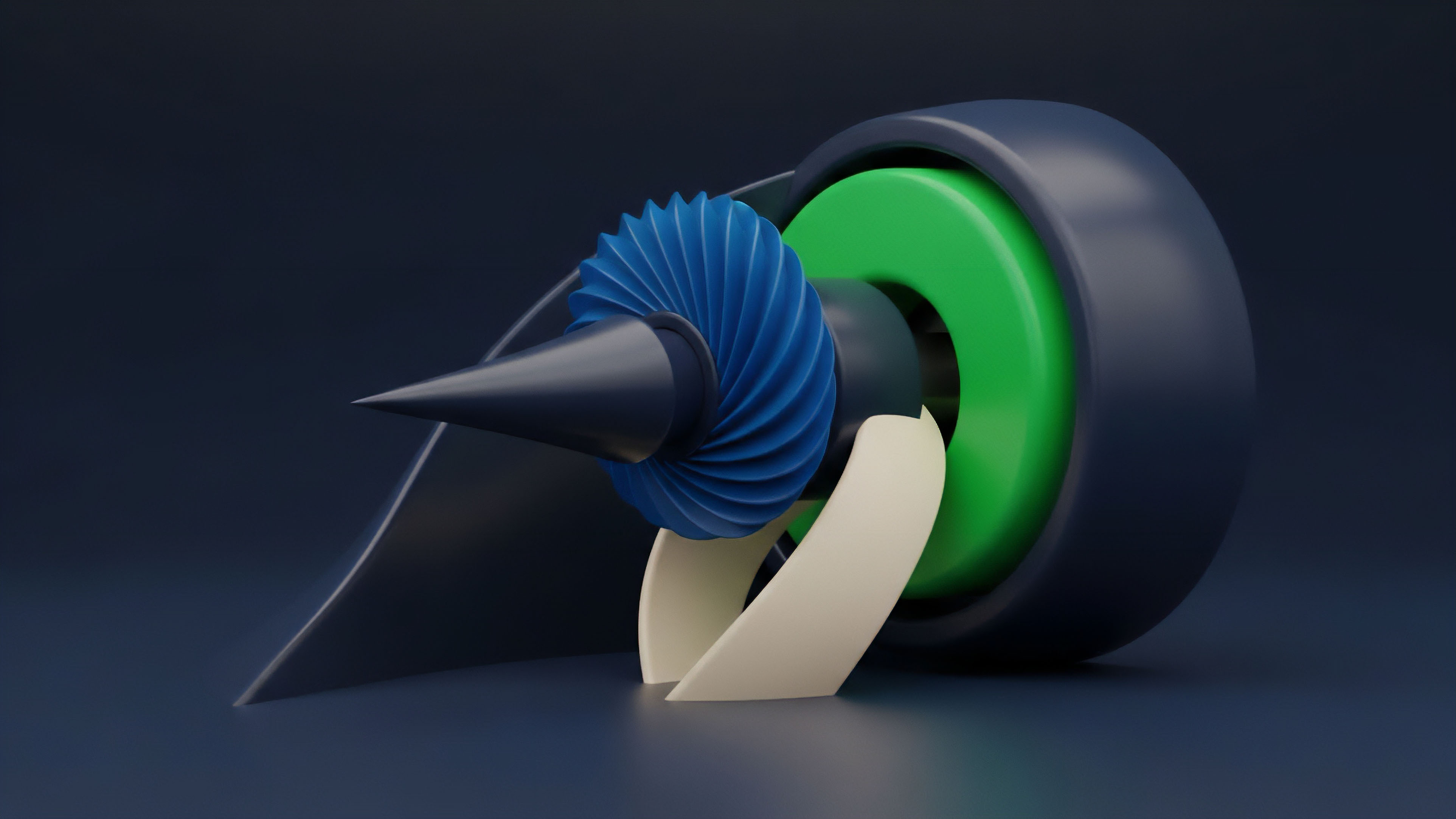 A conceptual rendering of a sophisticated decentralized derivatives protocol engine. The dynamic spiraling component visualizes the path dependence and implied volatility calculations essential for exotic options pricing. A sharp conical element represents the precision of high-frequency trading strategies and Request for Quote RFQ execution in the market microstructure. The structured support elements symbolize the collateralization requirements and risk management framework essential for maintaining solvency in a complex financial derivatives ecosystem.