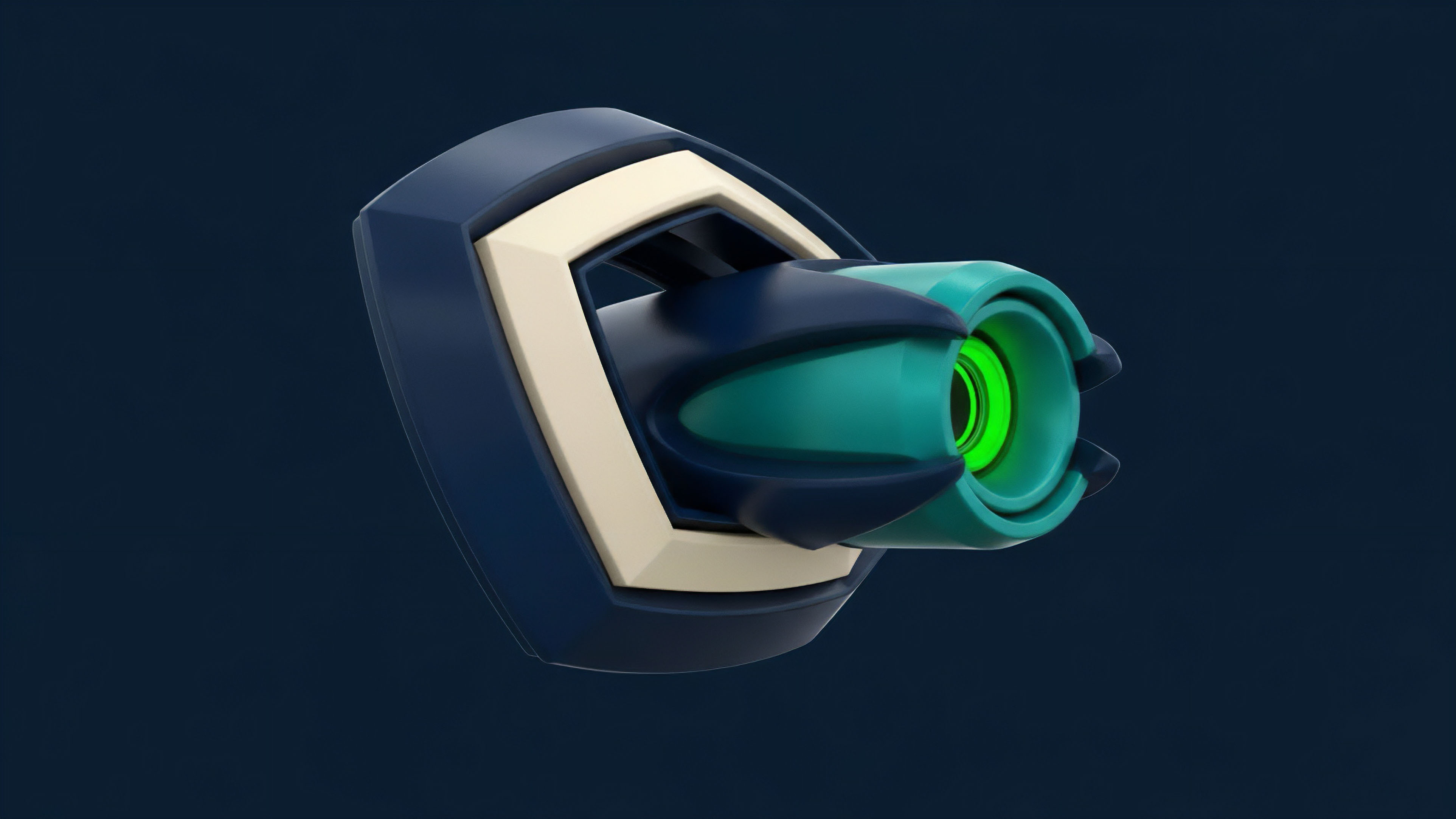A futuristic, automated component representing a high-frequency trading algorithm's data processing core. The glowing green lens symbolizes real-time market data ingestion and smart contract execution for derivatives. It performs complex arbitrage strategies by monitoring liquidity pools and volatility surfaces. This precise automation minimizes slippage and impermanent loss in decentralized exchanges DEXs, calculating risk-adjusted returns and optimizing capital efficiency within decentralized autonomous organizations DAOs and yield farming protocols.