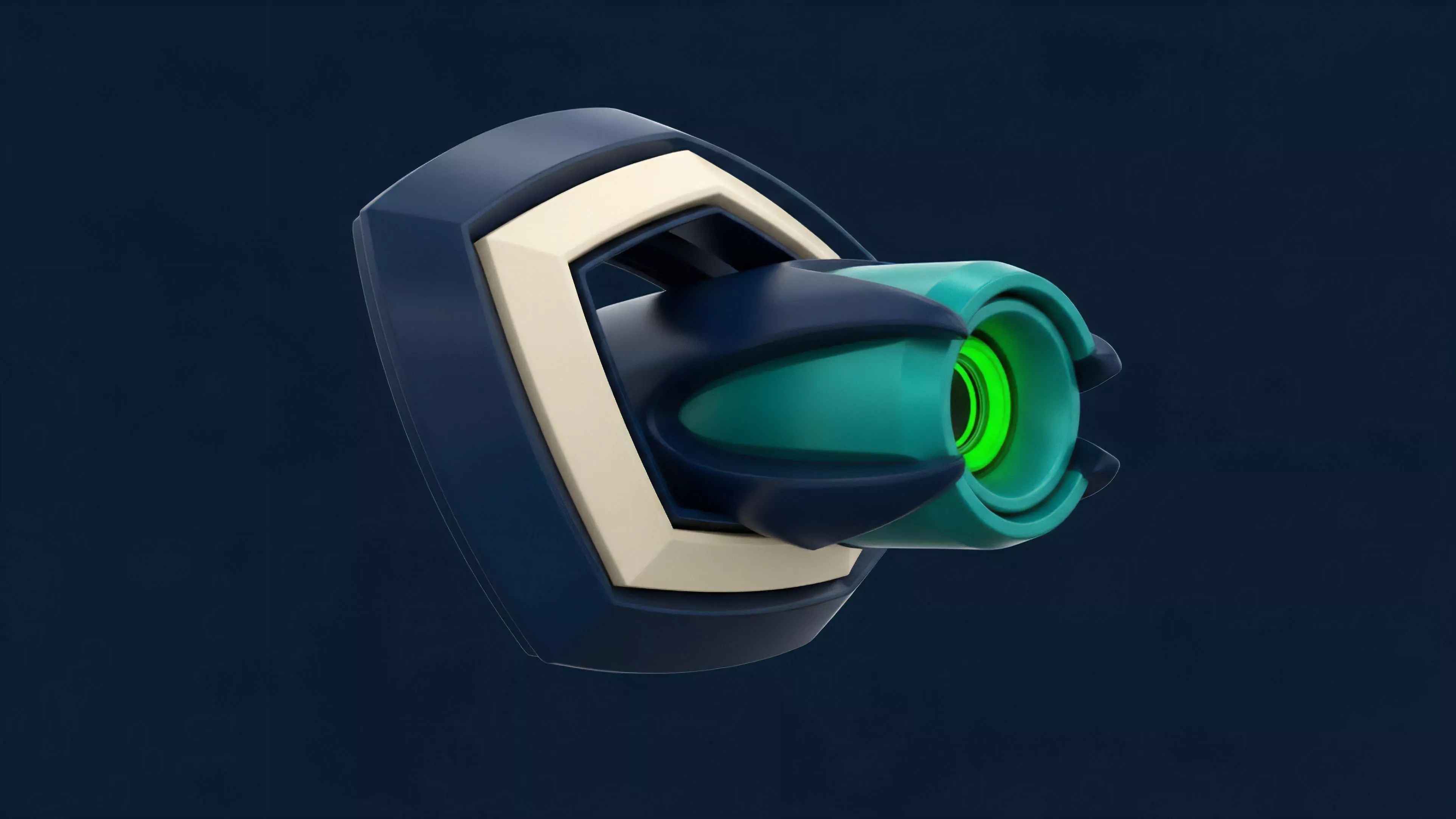 A futuristic, automated component representing a high-frequency trading algorithm's data processing core. The glowing green lens symbolizes real-time market data ingestion and smart contract execution for derivatives. It performs complex arbitrage strategies by monitoring liquidity pools and volatility surfaces. This precise automation minimizes slippage and impermanent loss in decentralized exchanges DEXs, calculating risk-adjusted returns and optimizing capital efficiency within decentralized autonomous organizations DAOs and yield farming protocols.