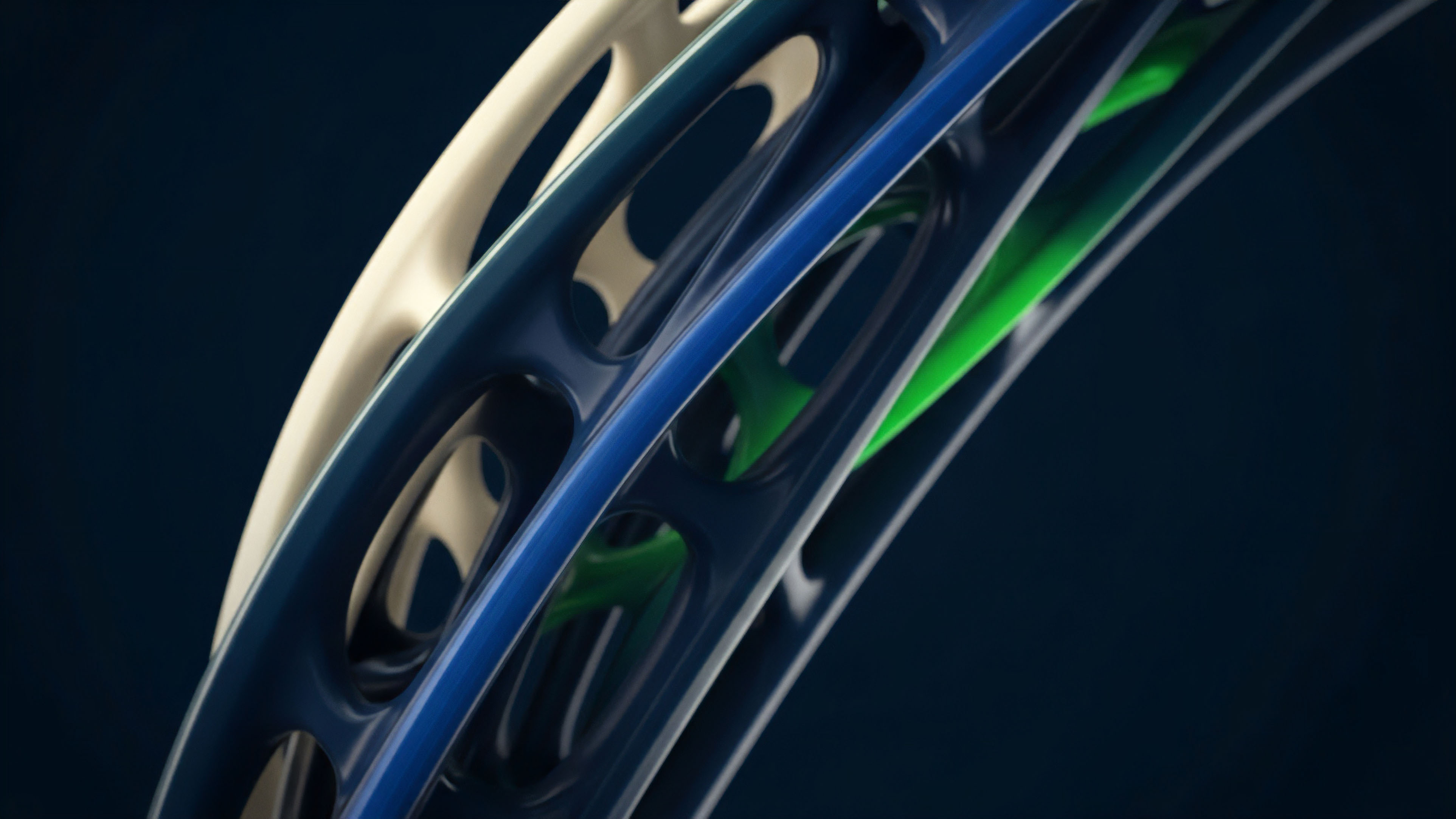 This abstract visualization depicts a multi-layered decentralized finance DeFi architecture. The interwoven structures represent a complex smart contract ecosystem where automated market makers AMMs facilitate liquidity provision and options trading. The flow illustrates data integrity and transaction processing through scalable Layer 2 solutions and cross-chain bridging mechanisms. Vibrant green elements highlight critical capital flows and yield farming processes, illustrating efficient asset deployment and sophisticated risk management within derivatives markets.