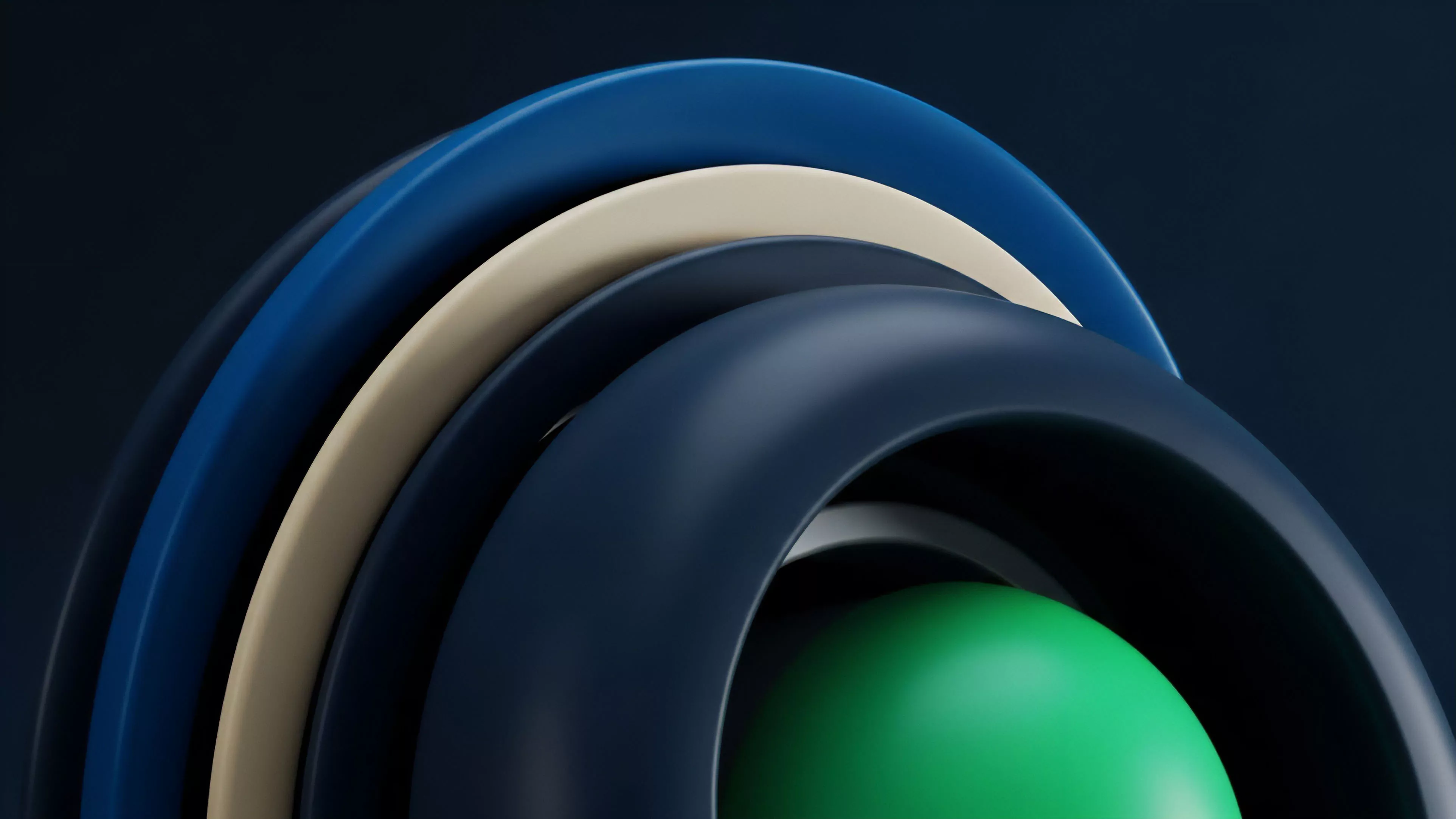 An abstract visualization depicts a structured finance framework where a vibrant green sphere represents the core underlying asset or collateral.