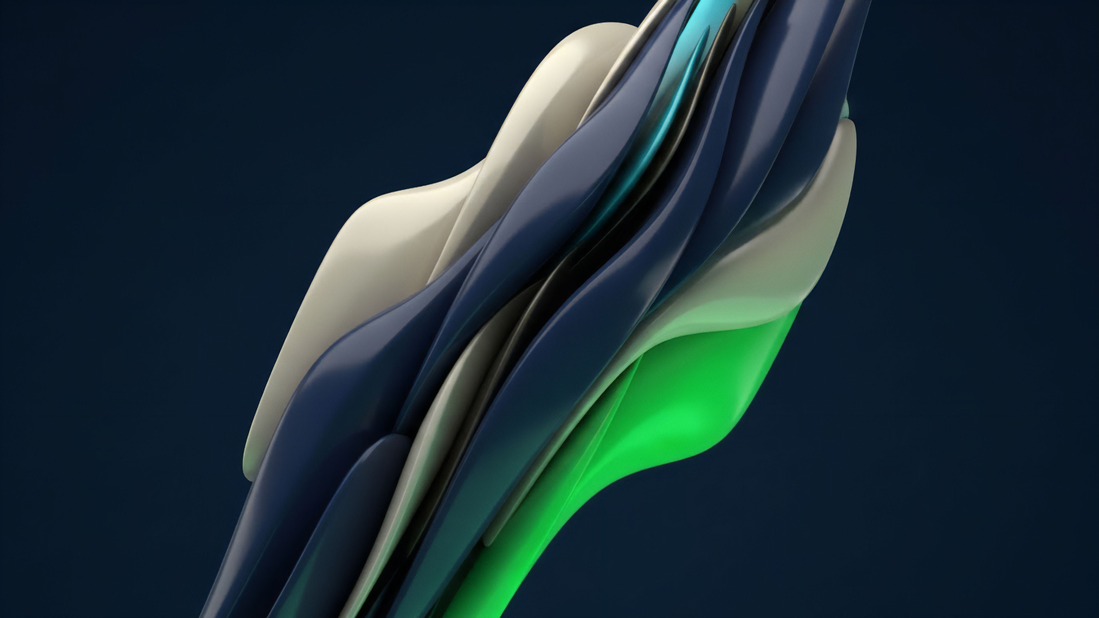 A dynamic abstract structure illustrates the complex interdependencies within a diversified derivatives portfolio. The flowing layers represent distinct financial instruments like perpetual futures, options contracts, and synthetic assets, all integrated within a DeFi framework. This visualization captures non-linear returns and algorithmic execution strategies, where liquidity provision and risk decomposition generate yield. The bright green elements symbolize the emerging potential for high-yield farming within collateralized debt positions.