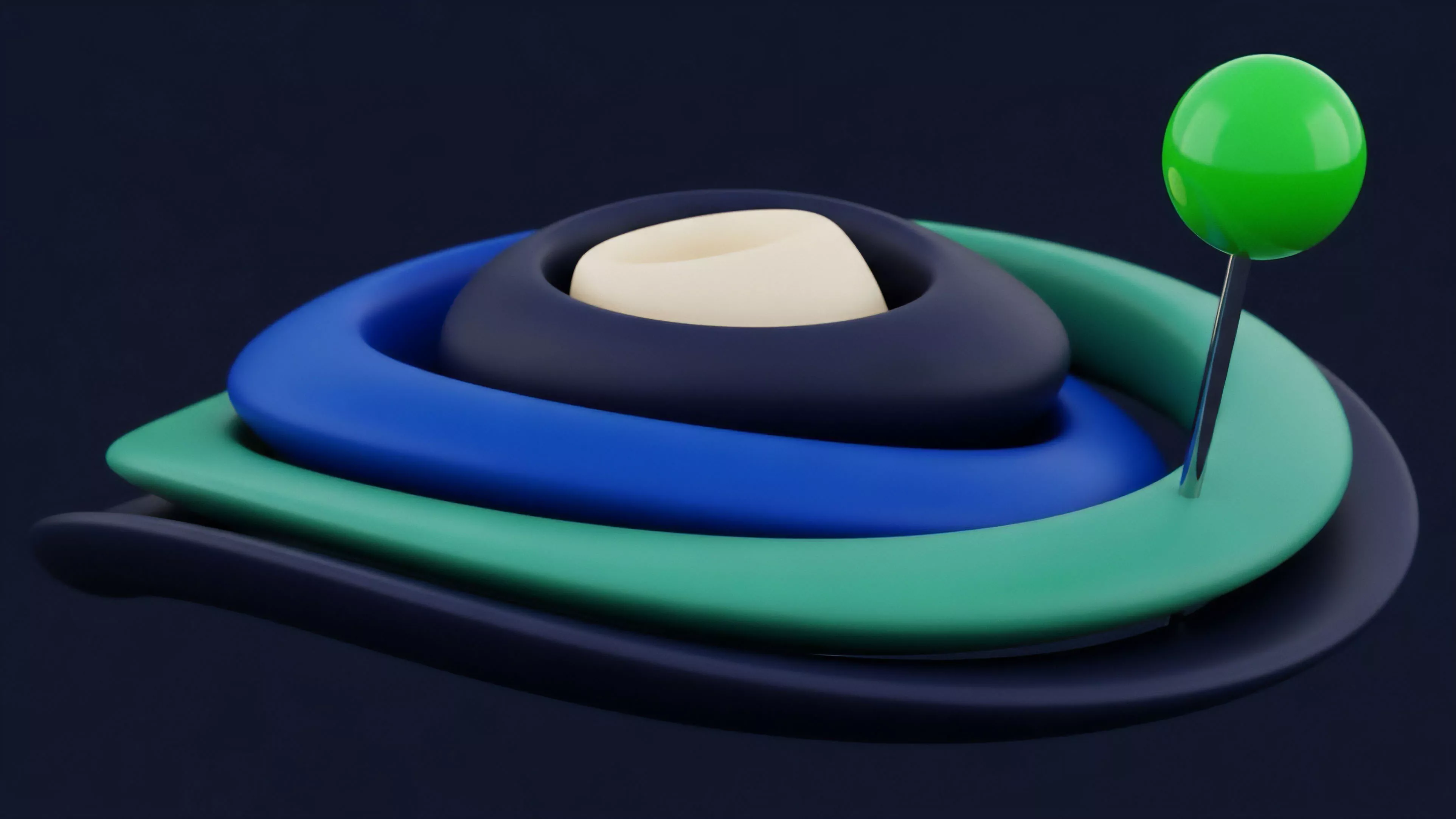 This abstract visualization presents a complex structured product where concentric layers symbolize stratified risk tranches.