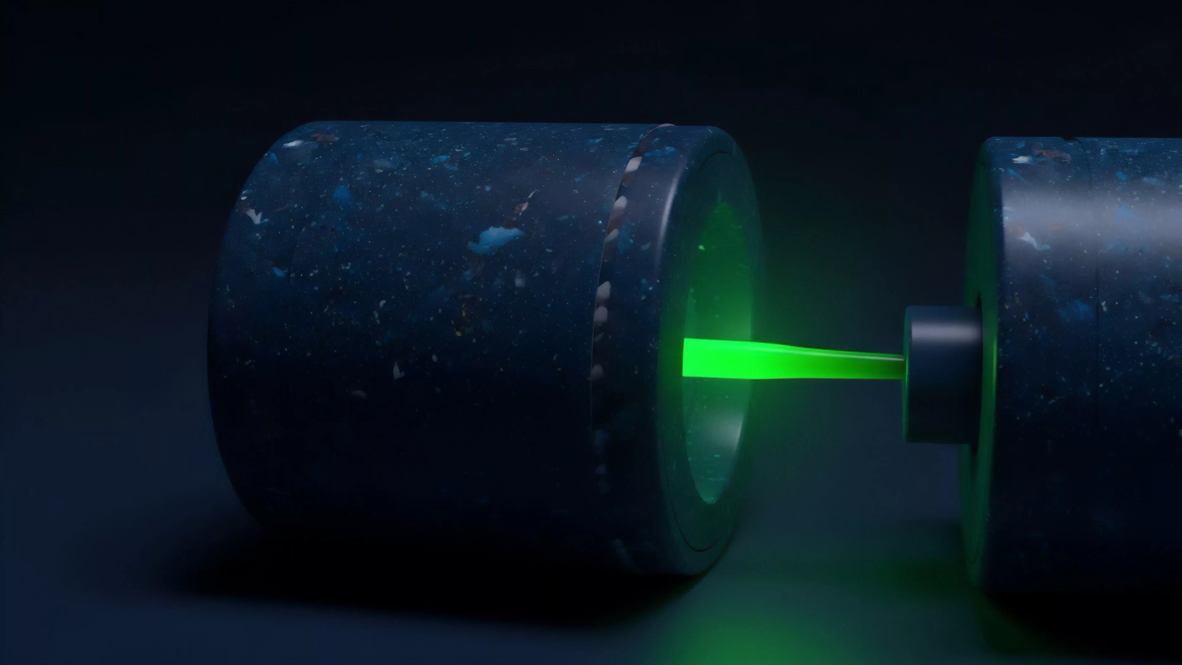 A representation of a cross-chain communication protocol initiating a transaction between two decentralized finance primitives.