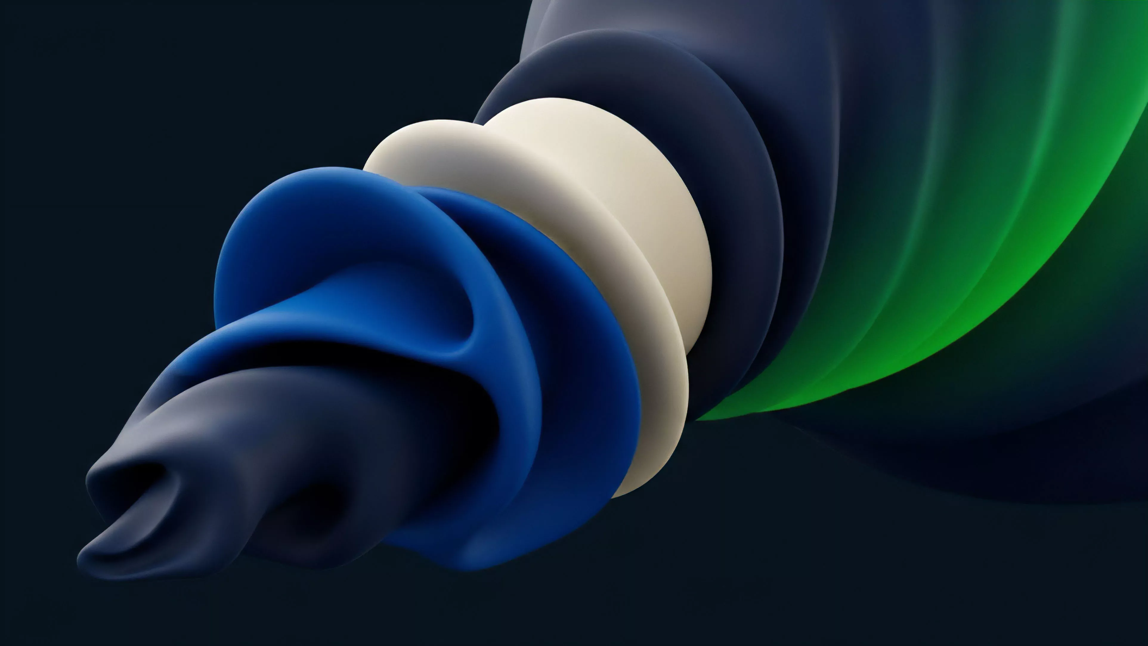 A layered abstract form twists dynamically against a dark background, illustrating complex market dynamics and financial engineering principles. The gradient from dark navy to vibrant green represents the progression of risk exposure and potential return within structured financial products and collateralized debt positions. Each layer symbolizes different asset tranches or liquidity pools within a decentralized finance protocol. The interwoven structure highlights the interconnectedness of synthetic assets and options trading strategies, requiring sophisticated risk management and delta hedging techniques to navigate implied volatility and achieve yield generation.