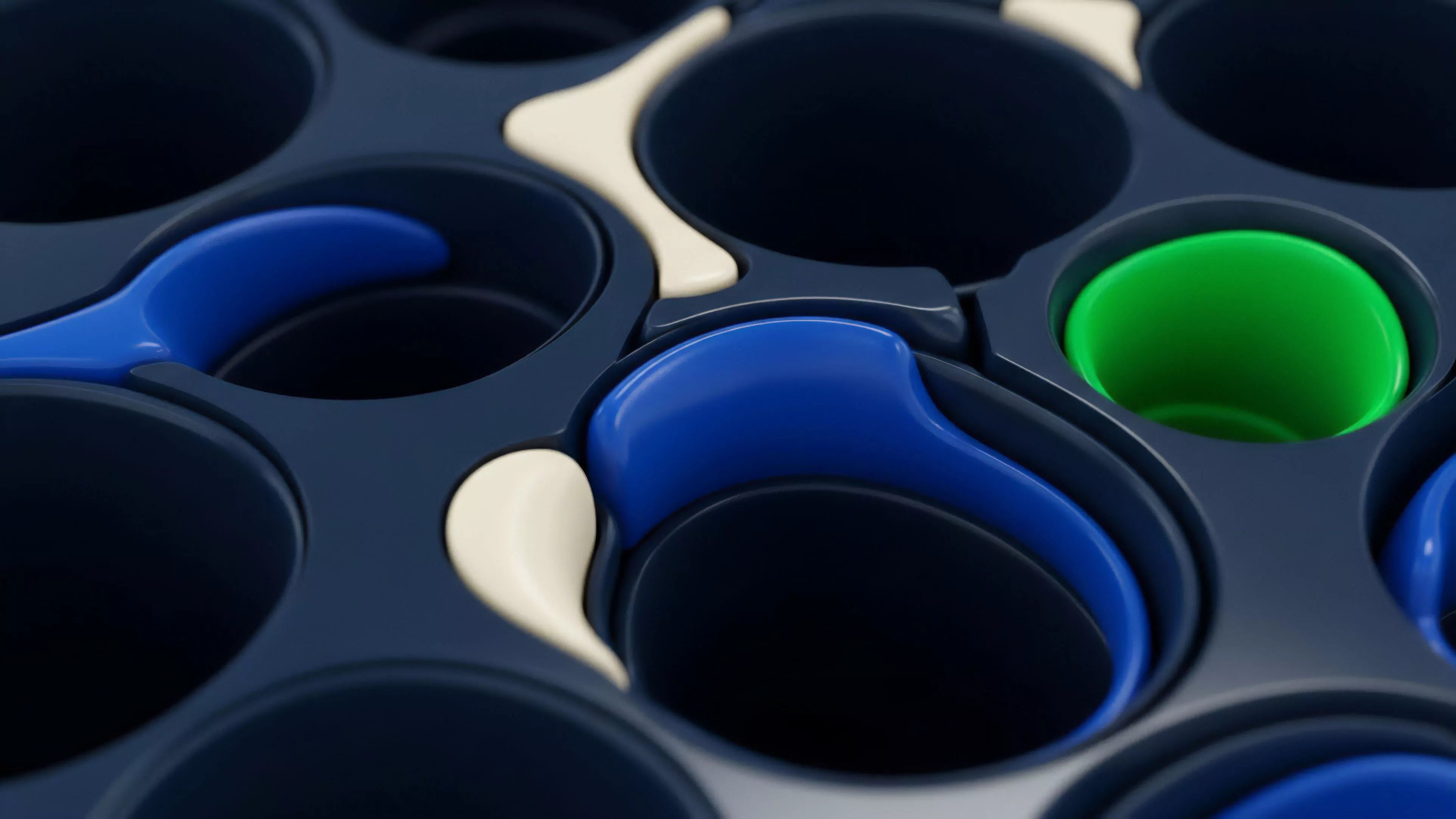 The image portrays a structured, modular system analogous to a sophisticated Automated Market Maker protocol in decentralized finance.