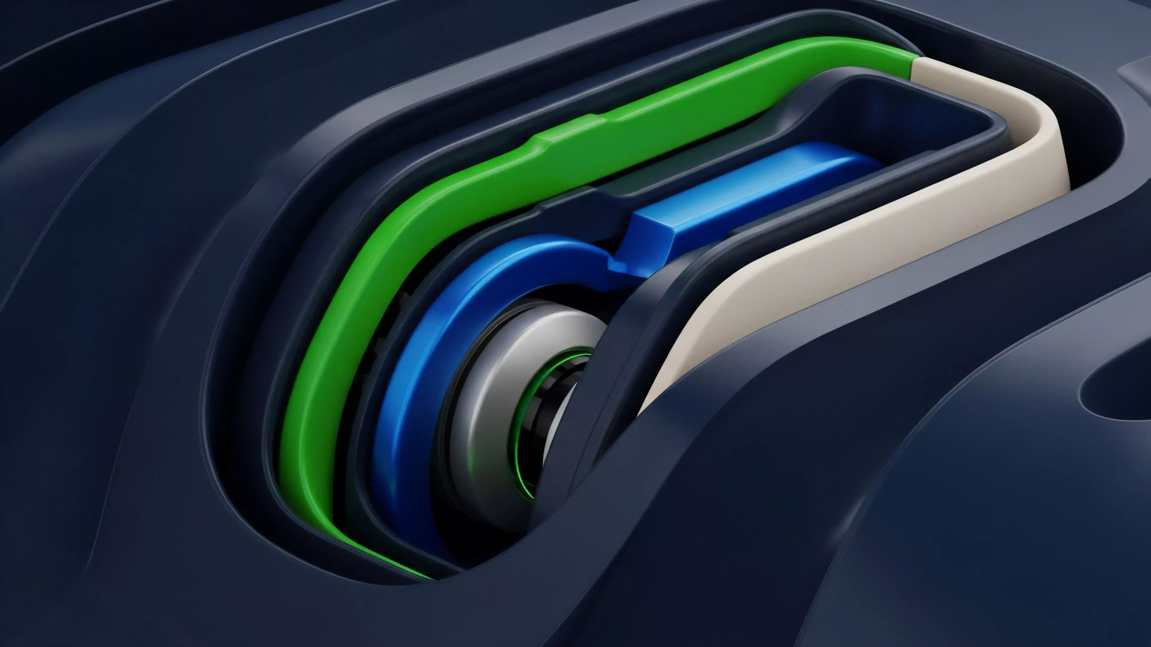 A visual metaphor illustrating nested derivative structures and protocol stacking within Decentralized Finance DeFi.