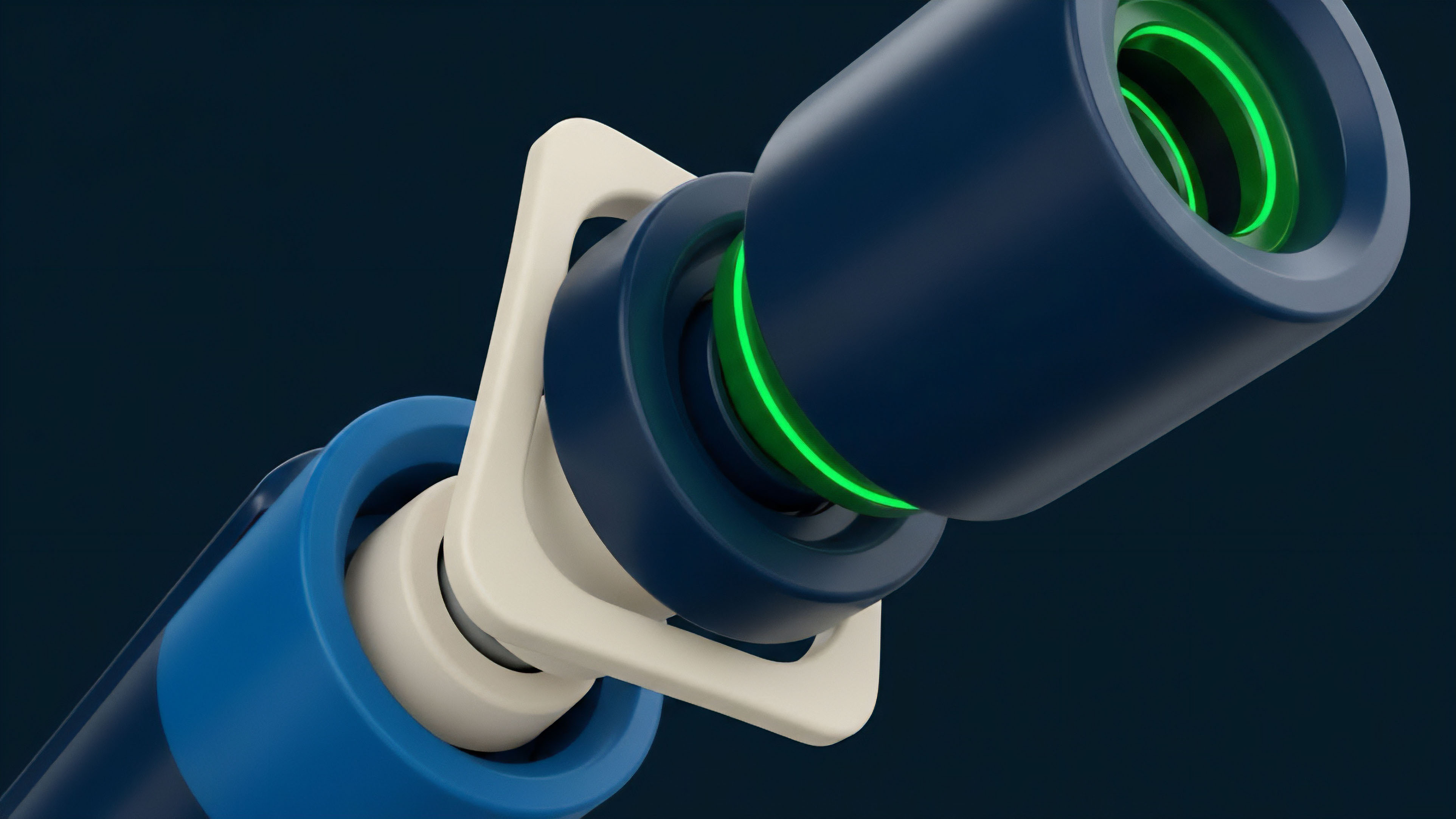 The image conceptually depicts the dynamic interplay within a decentralized finance options contract. The secure, interlocking components represent a robust cross-chain interoperability framework and the smart contract's collateralization mechanics. The bright neon green glow signifies successful oracle data feed validation and automated arbitrage execution. This visualization captures the essence of managing volatility skew and calculating the options premium in real-time, reflecting a high-frequency trading environment and liquidity pool dynamics.